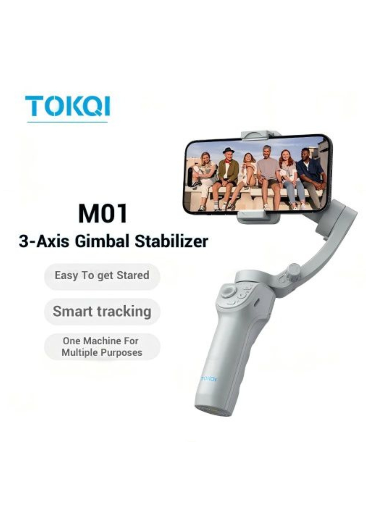 TOKQI M01 3 AXIS GIMBAL STABILIZER
